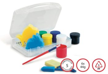 CMP Poster Paint Set 6pots x44ml, PP case+utensils 824VTLP