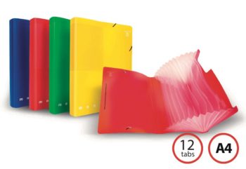 Pigna Expanding File A4 PP 12Tab wt Elastic as cod 0223687
