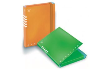 Pigna Folder 3Flap A4 wt Elas 3cm spine A MONO Fluo 0226577