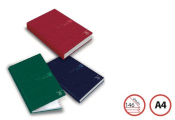 Pigna Index Book Hardback A4 146sh Ruled Brown STILE