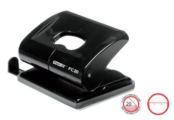 Rapid Punch 2 Hole FC20 Black titanium, 20sh