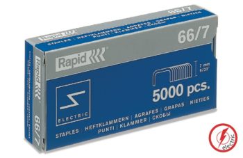 Rapid Staples Electric 66/7, 5K galvanized  strong