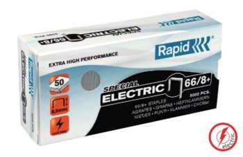 Rapid Staples Electric 66/8+, 5K galvanized  super strong