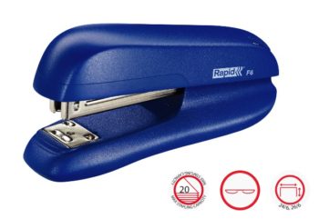 Rapid Stapler HS F6 Blue, 20sh full strip 24/6-26/6
