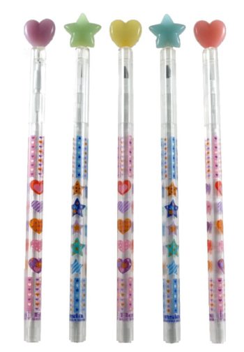 Bensia Non Sharp Pencil Stars and Hearts