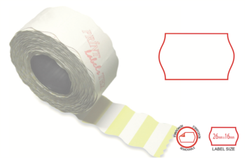 Print labels 2616 white removable 1 Fasson