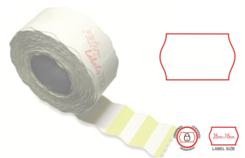 Print labels 2616 white permanent 4
