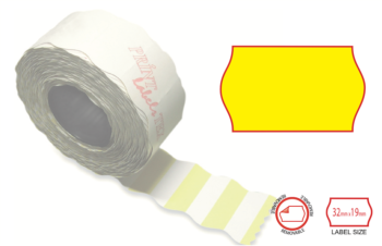 Print labels 3219 fl yellow removable 1
