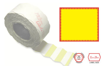 Pre Print labels 3728 2 col permanent 4 - SPLASH rectangle