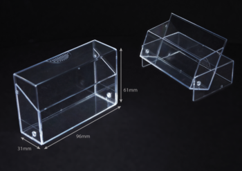 Business Card Box Trans in polystyrene 96x61x31mm