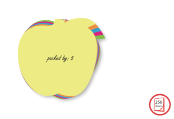 Sticky Memo pads Neon APPLE