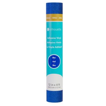 Silhouette SignMaking Vinyl Glitter Blue 305mm x 1.2mtr