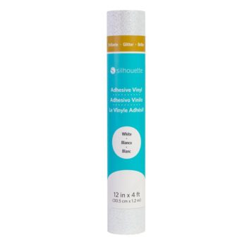 Silhouette SignMaking Vinyl Glitter White 305mm x 1.2mtr