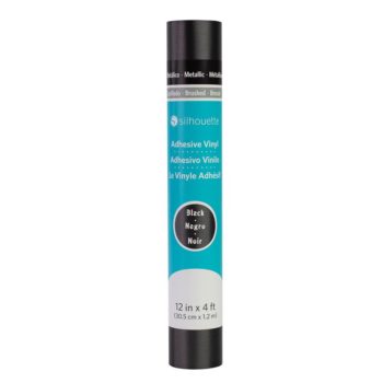 Silhouette SignMaking Vinyl Metallic B Black 305mm x1.2mtr