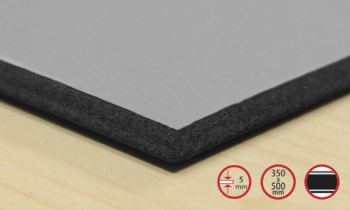 FoamBoard A3+ 350x500 5mm Black/Black/Grey