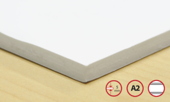 FoamBoard A2 420x594mm, 5mm White/White