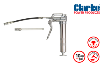 Clarke Grease Gun Set CGG120 including flex and rigid hose