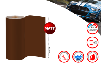 SignMaking Vinyl Brown 345 Matt 305mm (x1mtr length)