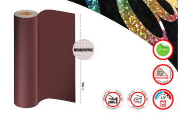 Heat Transfer Vinyl Holo Blush 075 500mm PU (x1mtr L)