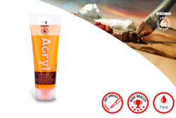 CMP Acrylic Paint 75ml tube colour 250 Fluo Orange