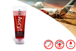 CMP Acrylic Paint 75ml tube colour 310 Red Carmine