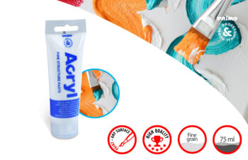 CMP Acrylic Structure Paste 75ml tube, White Fine-Grain