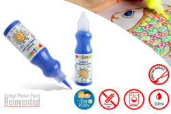 CMP Poster Paint School 50ml bottle col 500 blue ultramarine