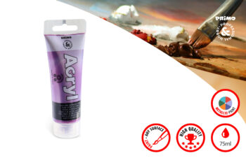 CMP Acrylic Paint 75ml tube colour Metallic 420 Purple Red