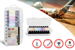 CMP Acrylic Paint Set 10tubes x18ml Pastel, TA10PAST