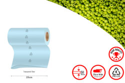 Packaging Tubular Foil 250mmx500m, Trans, PE 50mic