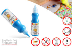 CMP Poster Paint School 50ml bottle col 501 blue cyan