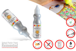CMP Poster Paint School 50ml bottle col 910 silver