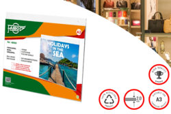 Faibo Sign Holder Wall Hanging A3 Land Trans PS 2mm 48000