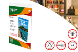 Faibo Sign Holder Wall Hanging A4 Port Trans PS 2mm 47001