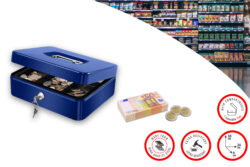 Markin Cash Box w/t lock & 2 keys mod. 167-4 size 300x240x90